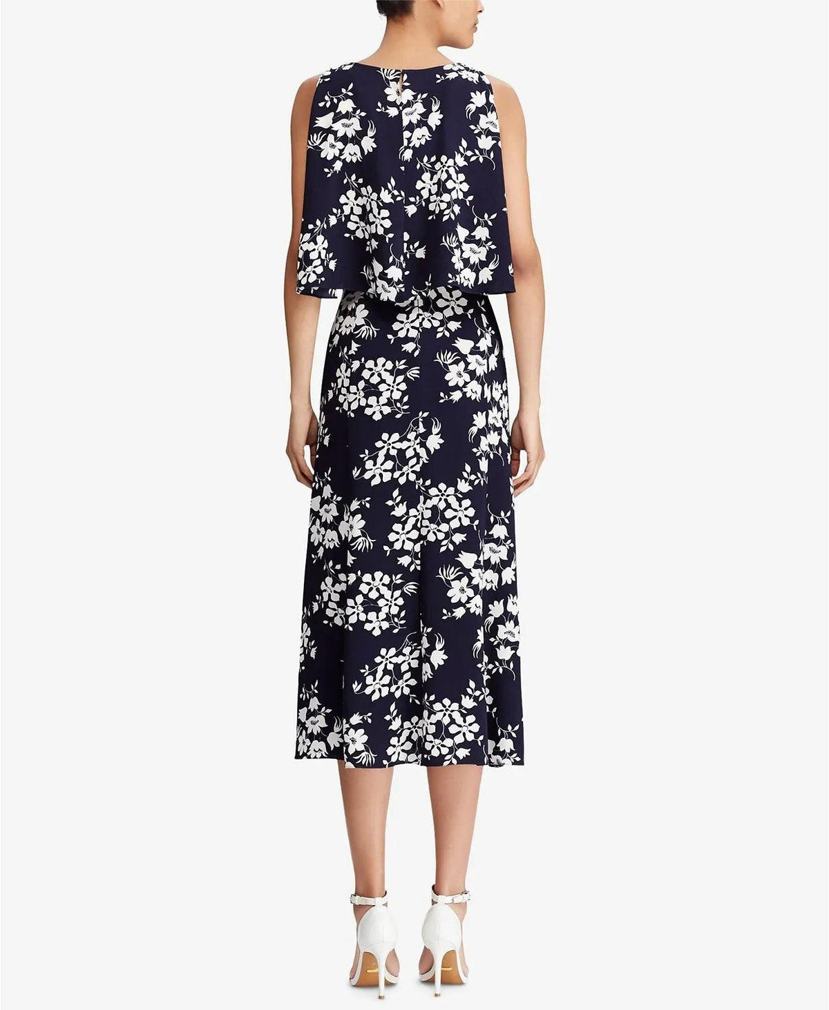 American Living Plus Floral-Print A-Line Dress, Size 18
