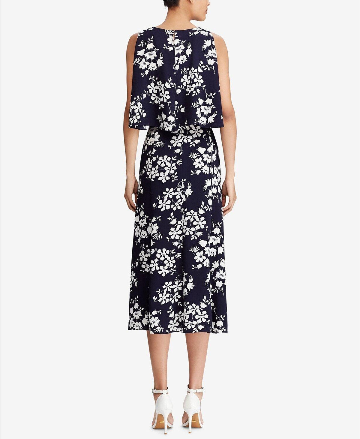 American Living Plus Floral-Print A-Line Dress, Size 18