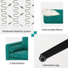 Modular 1/2/3/4-Seat L-Shaped Sectional Sofa Couch with Socket USB Port-3-Seat with USB port - Teal