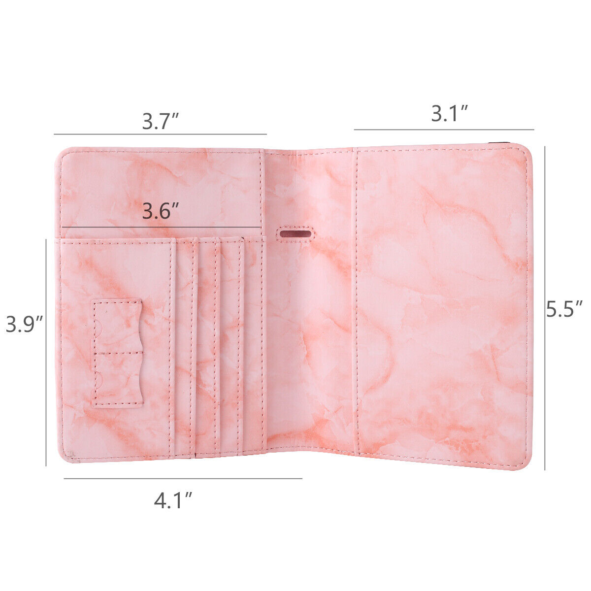 Slim Leather Travel Passport Wallet Holder RFID Blocking ID Card Case Cover US