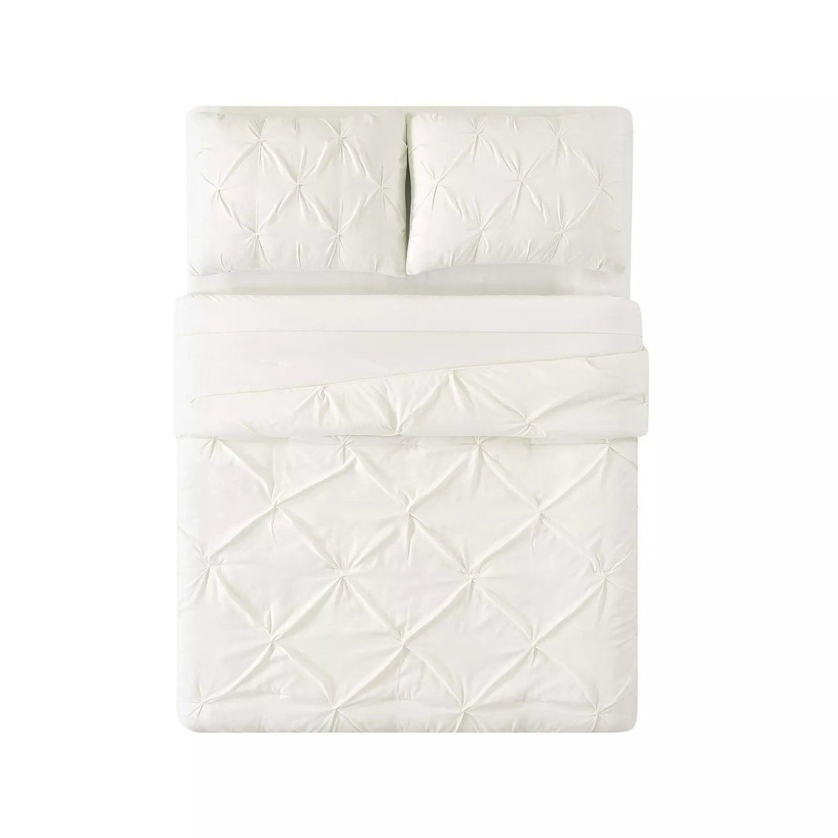 Truly Soft Pleated Full/Queen Duvet Set Bedding