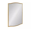 Kate and Laurel Sedelle Rectangle Gold Wall Mirror