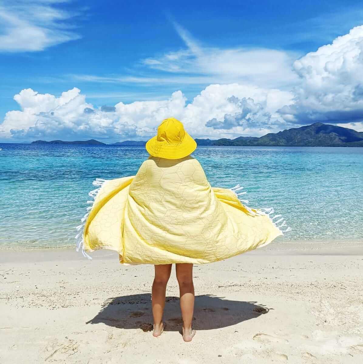 Turkish Towel | Body Towel | Yellow + Orange