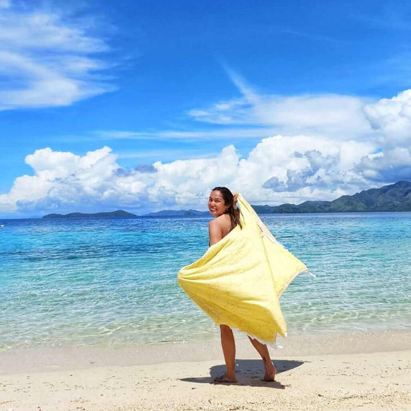 Turkish Towel | Body Towel | Yellow + Orange