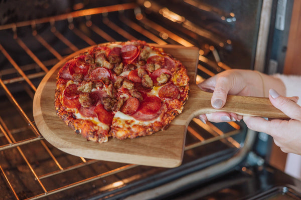 Acacia Personal Pizza Peel Serving Board Paddle Set of 2