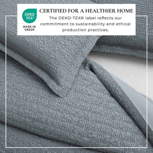 100% Cotton Honeycomb Waffle Duvet Set - Mattea Collection