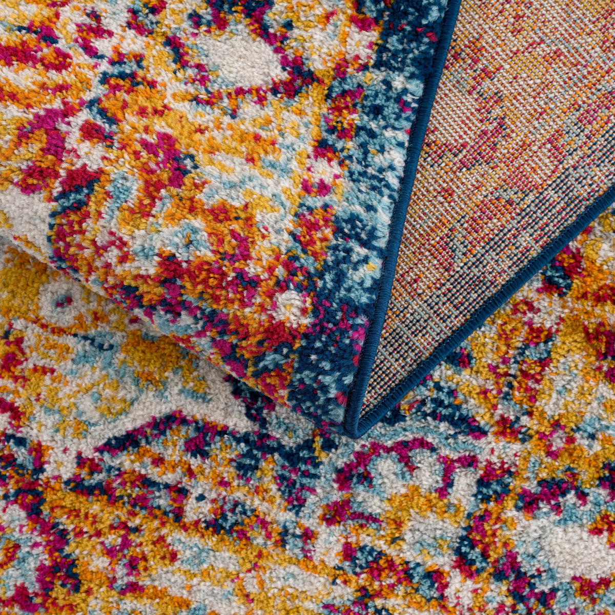 Istanbullu Orange Area Rug - Clearance