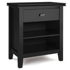 Artisan 24 Inch Wide Solid Wood Bedside Table