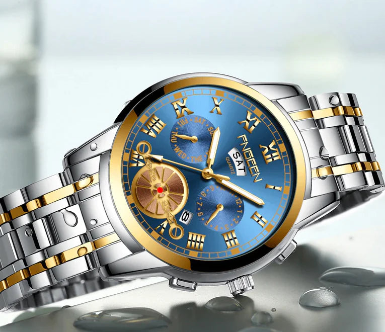 Men's Classic Stainless Quartz Watch