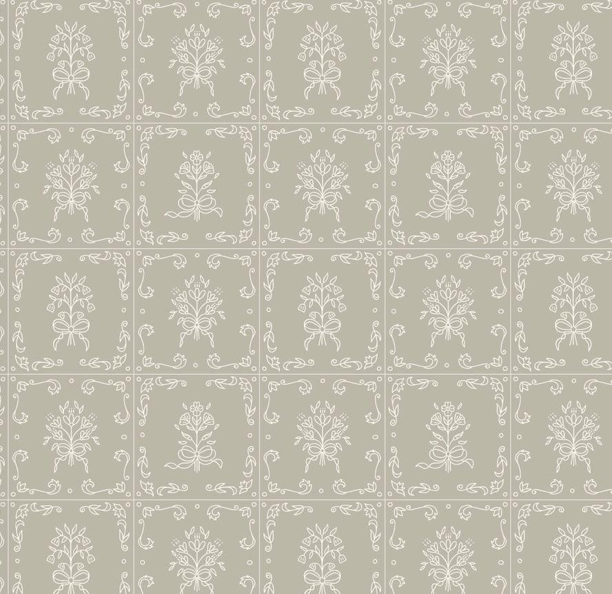 Wrenna Wallpaper by Quirky Paisley Designs