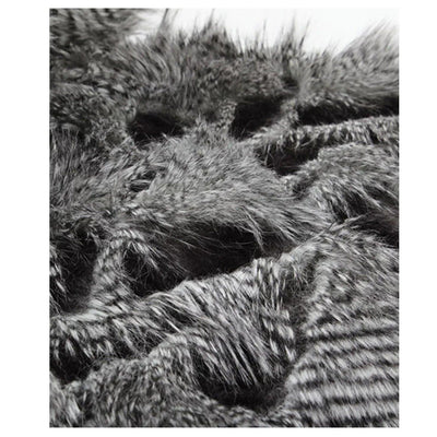 Fur Pillow 'Saber Sterling Silver'