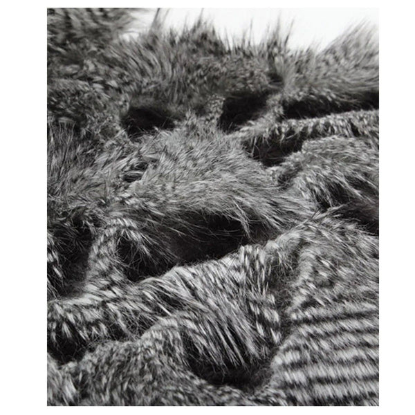 Fur Pillow 'Saber Sterling Silver' - Gifts for You 'n Me