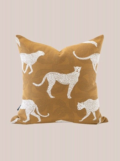 Safari Decorative Terracotta Throw Pillowcase, Earthy Tone Modern Fall Decors