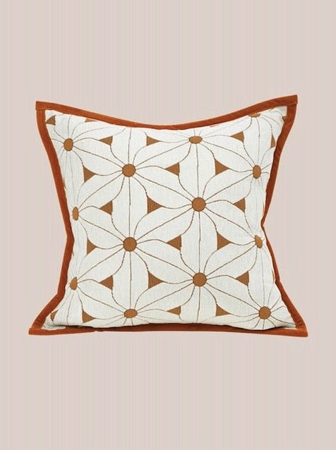 Safari Decorative Terracotta Throw Pillowcase, Earthy Tone Modern Fall Decors