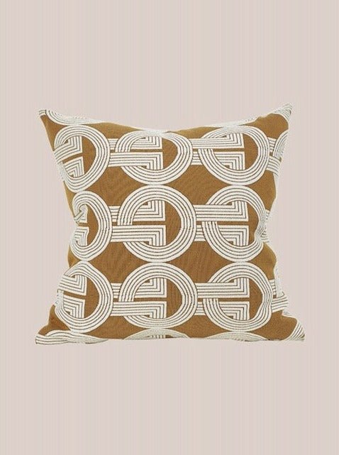 Safari Decorative Terracotta Throw Pillowcase, Earthy Tone Modern Fall Decors