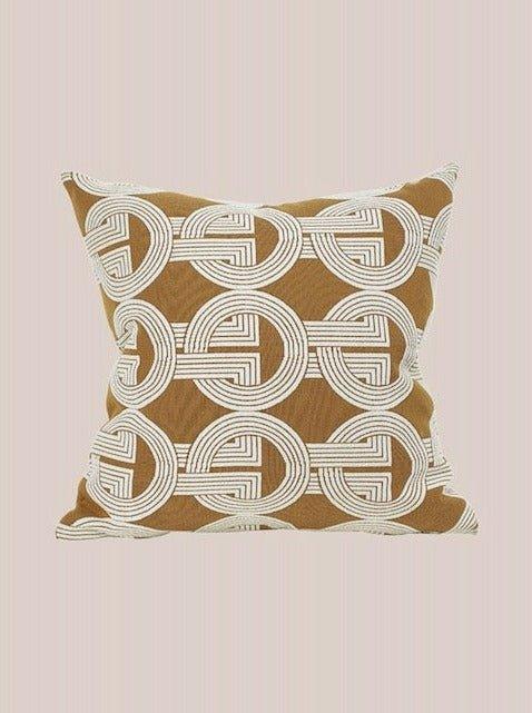 Safari Decorative Terracotta Throw Pillowcase, Earthy Tone Modern Fall Decors
