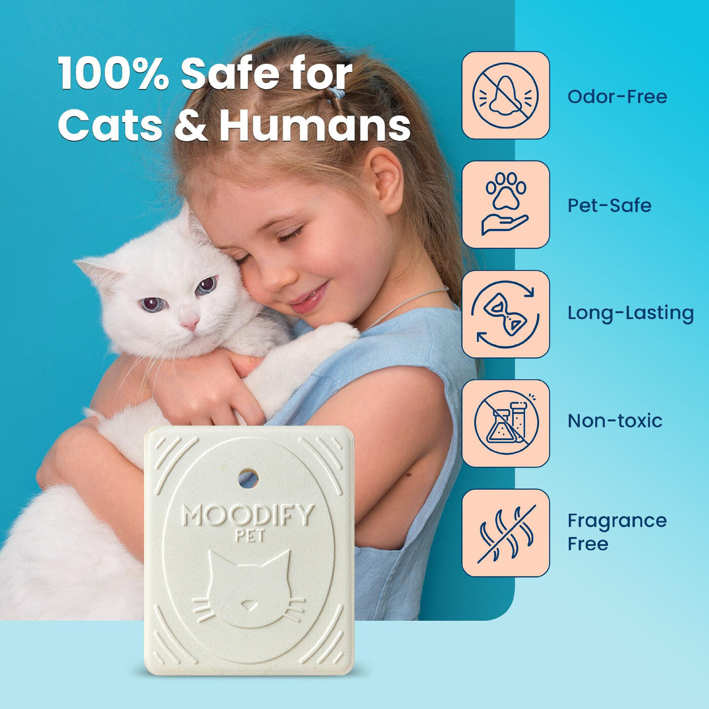 MoodifyPet Cat Litter Box Odor Neutralizer — 12 Pack (Max Coverage)