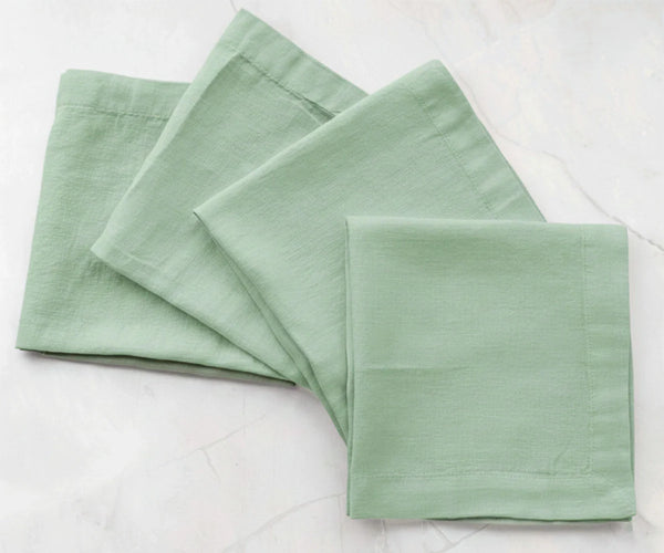 Plain Cloth Napkins - Cotton Linen Napkins
