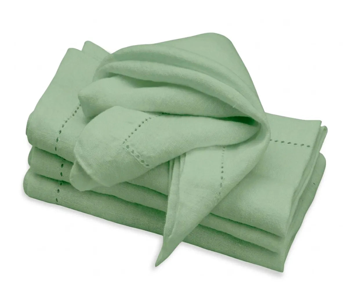 Cotton Linen Hemstitched Napkins