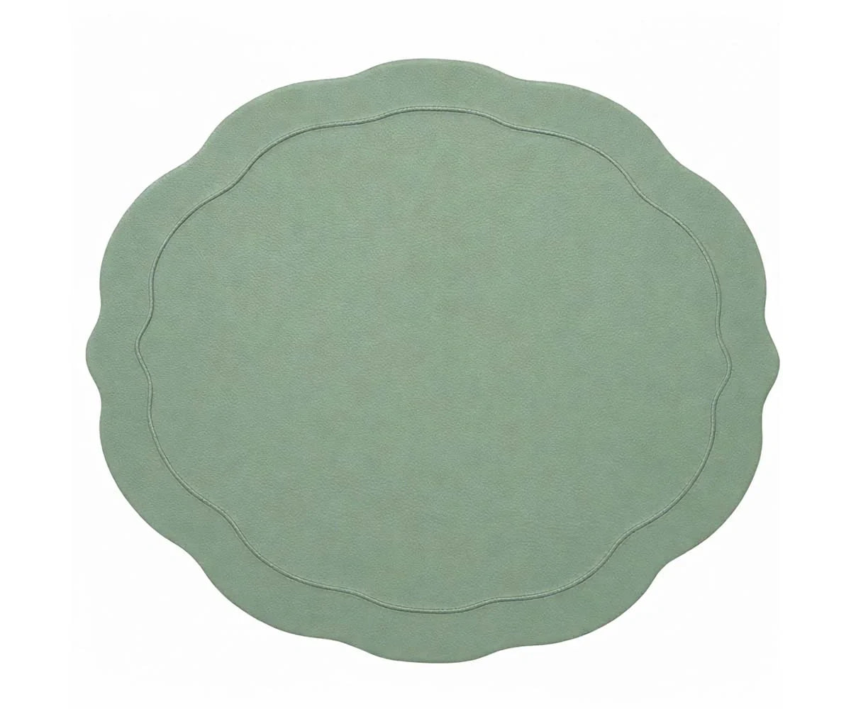 Sage Green Placemats - Embroidered