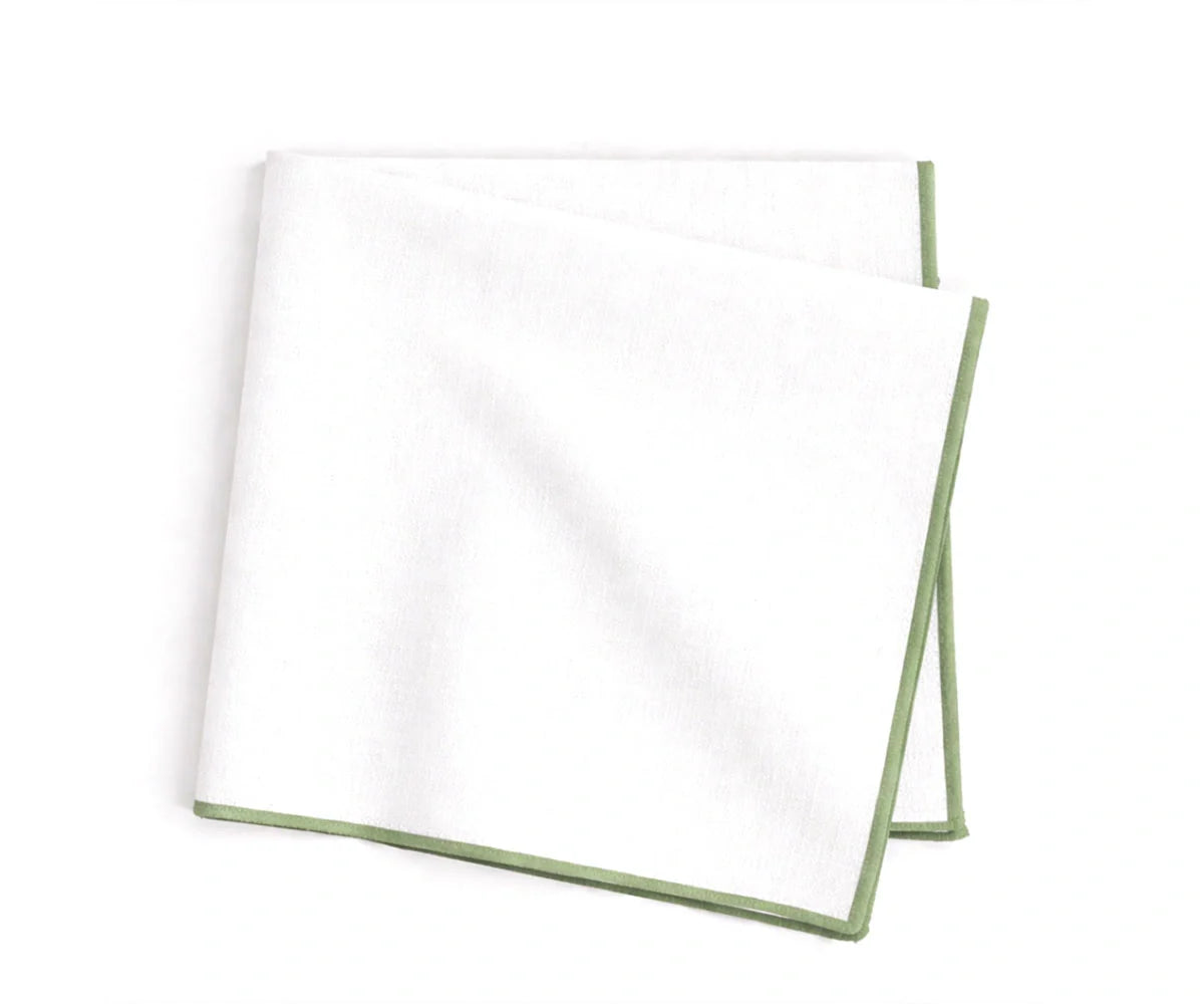 Merrow Stitch Cotton Napkins