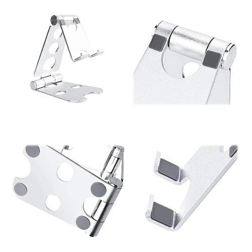 Silver Foldable Stand - Most Phones and Tablets