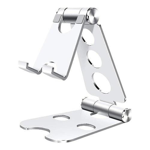 Silver Foldable Stand - Most Phones and Tablets
