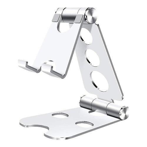 Silver Foldable Stand - Most Phones and Tablets