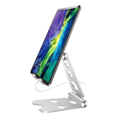 Silver Foldable Stand - Most Phones and Tablets