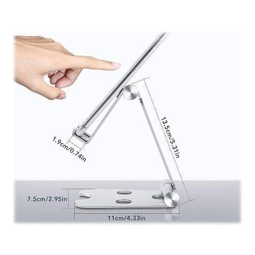 Silver Foldable Stand - Most Phones and Tablets