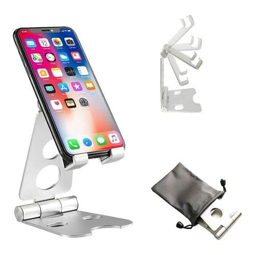 Silver Foldable Stand - Most Phones and Tablets