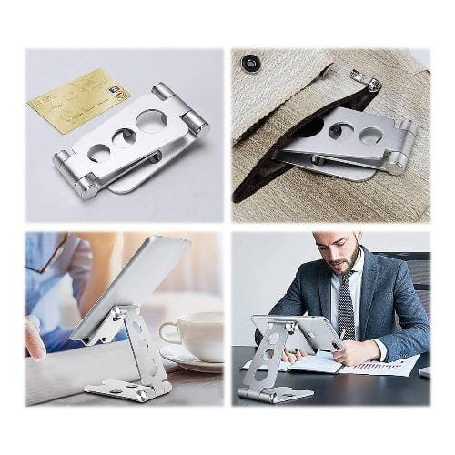 Silver Foldable Stand - Most Phones and Tablets
