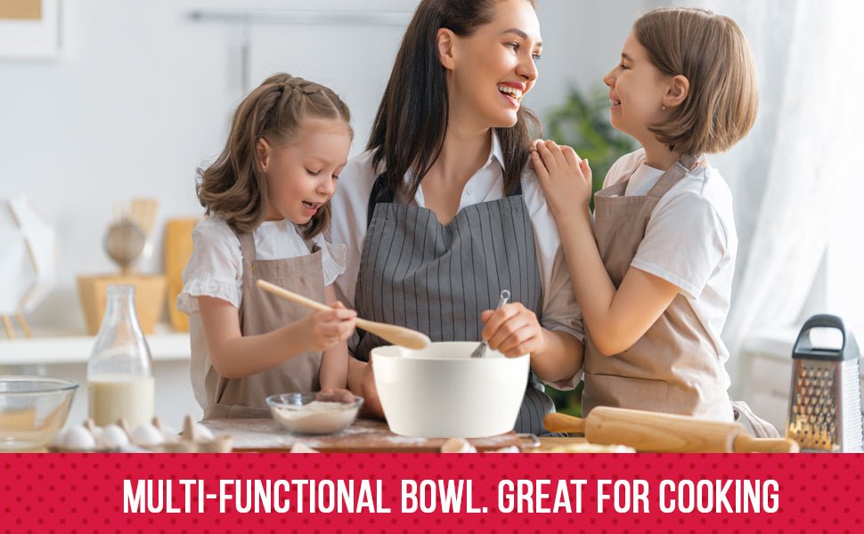 Salad Set Bowl With Acacia Servers