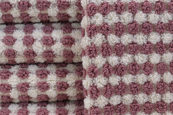 Bubble Salmon Terry Hand Towel