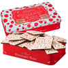 Handmade Layered Salted Caramel Dark & White Chocolate Peppermint Bark - 1Lb Holiday Bark Squares - Christmas & Winter Candy, Sweets Gift Tin, Old Fashioned Treat, Stocking Stuffer
