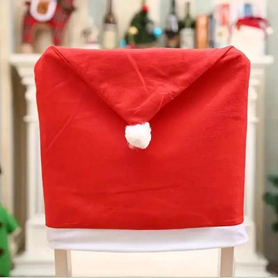 Santa Hats Dining Chair Covers Slipcover