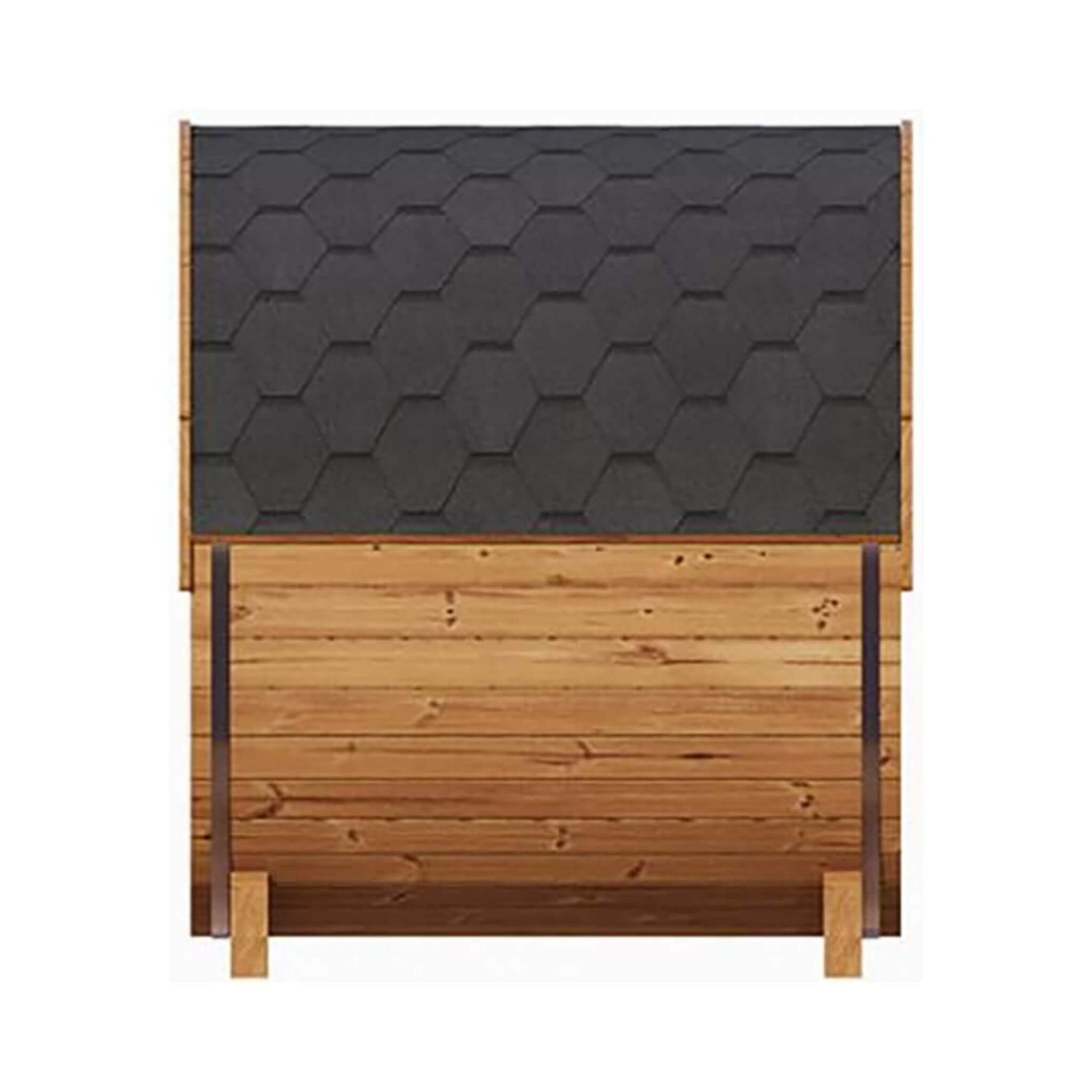 SaunaLife Model E6 Ergo Series 3-Person Thermo-Spruce Backyard Sauna Barrel [SL-MODELE6] (SAK38572)