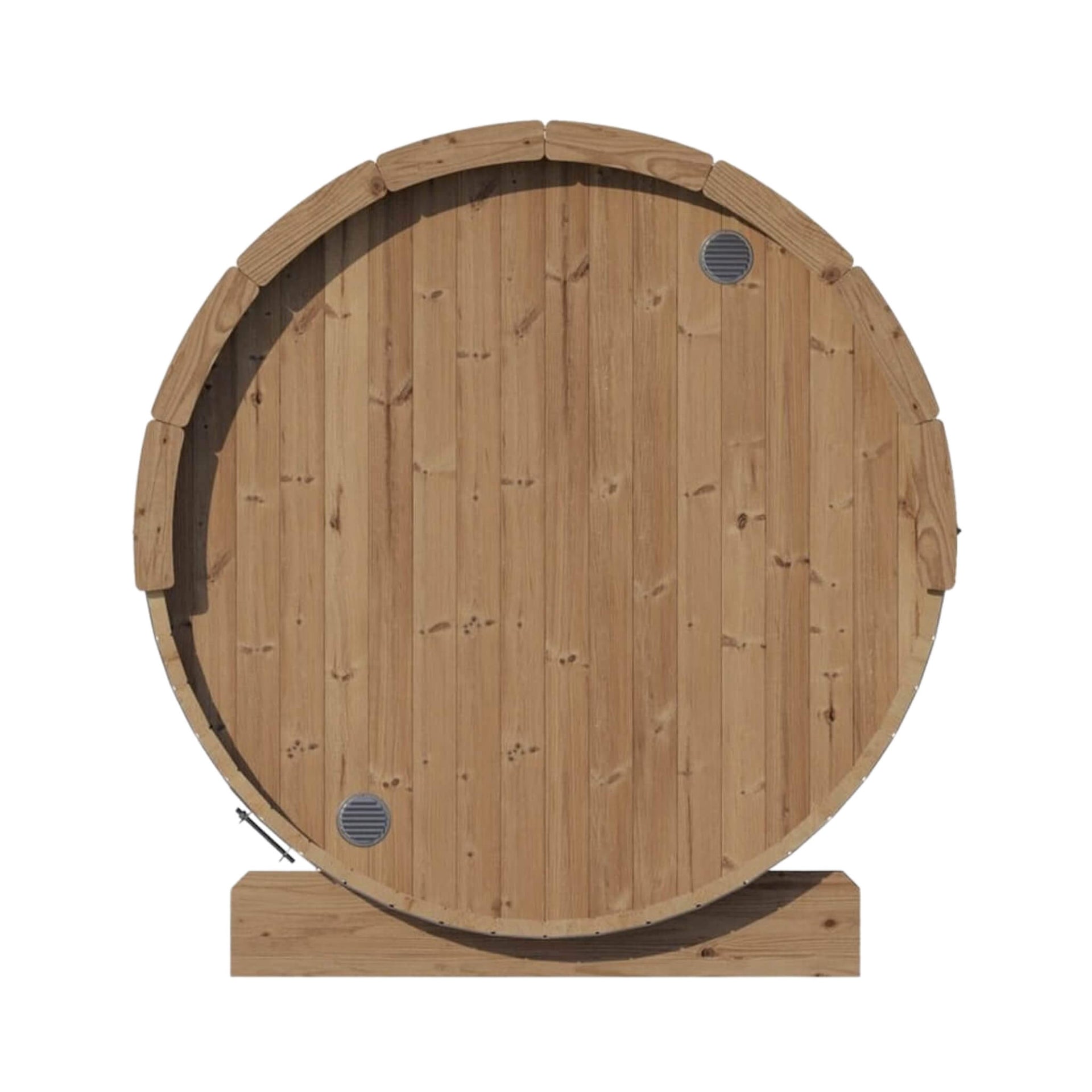 SaunaLife Model E8 Ergo Series 6-Person Outdoor Thermo-Spruce Sauna Barrel [SL-MODELE8] (SAK31809)