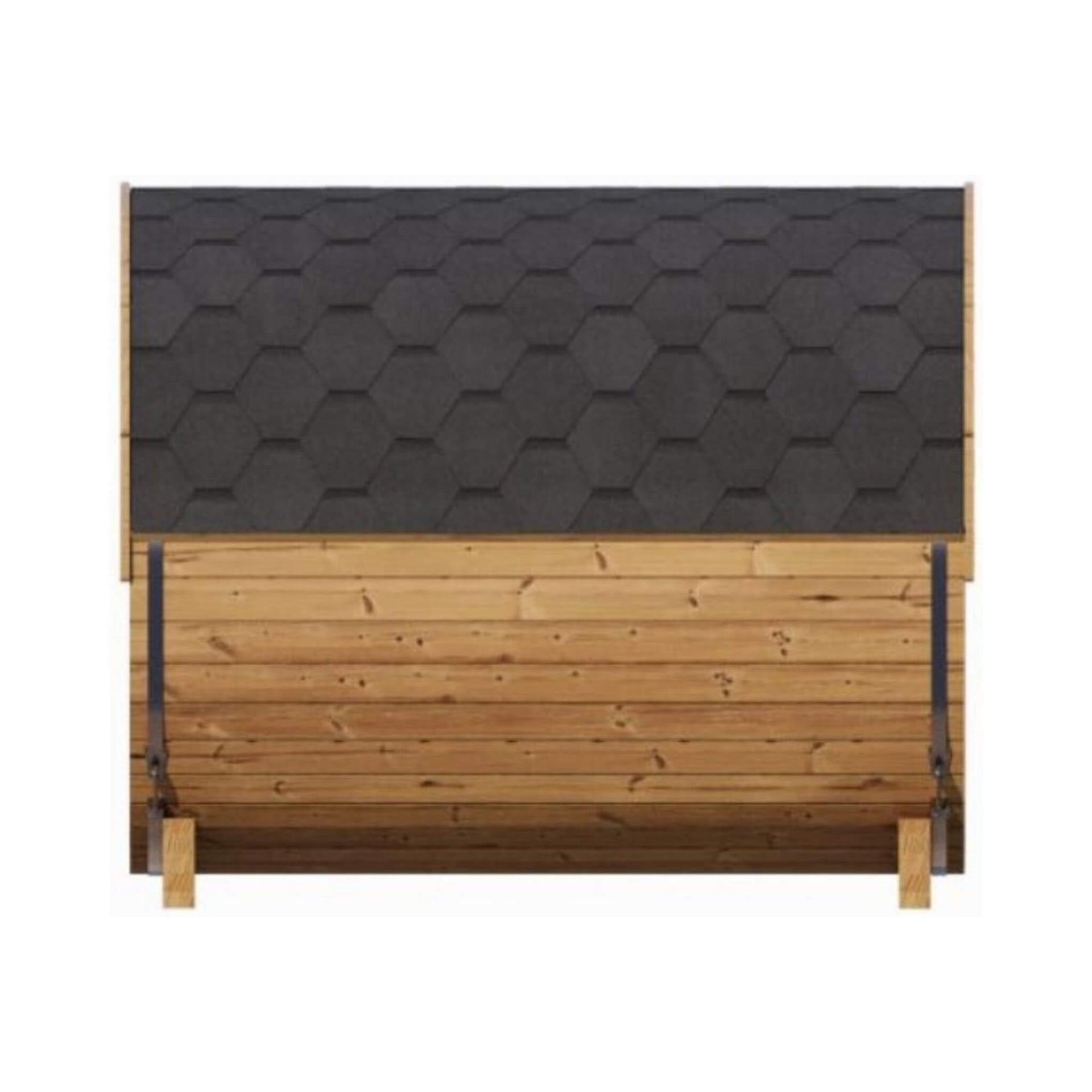 SaunaLife Model E8W Ergo Series 6-Person Outdoor Thermo-Spruce Sauna Barrel [SL-MODELE8W] (SAK92573)