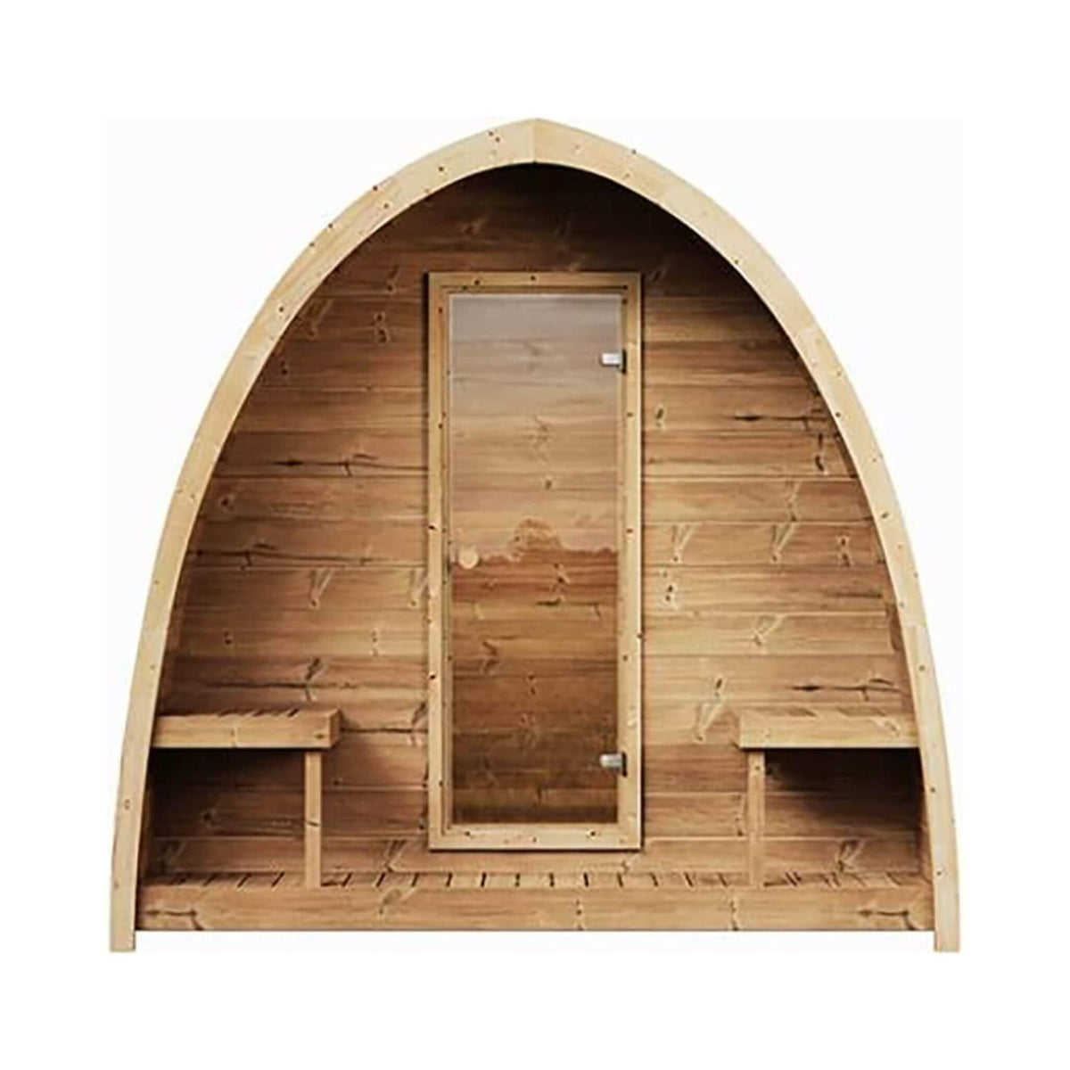SaunaLife Model G3 Garden-Series Luxury Wooden Outdoor Home Sauna Kit [SL-MODELG3] (SAK94768)