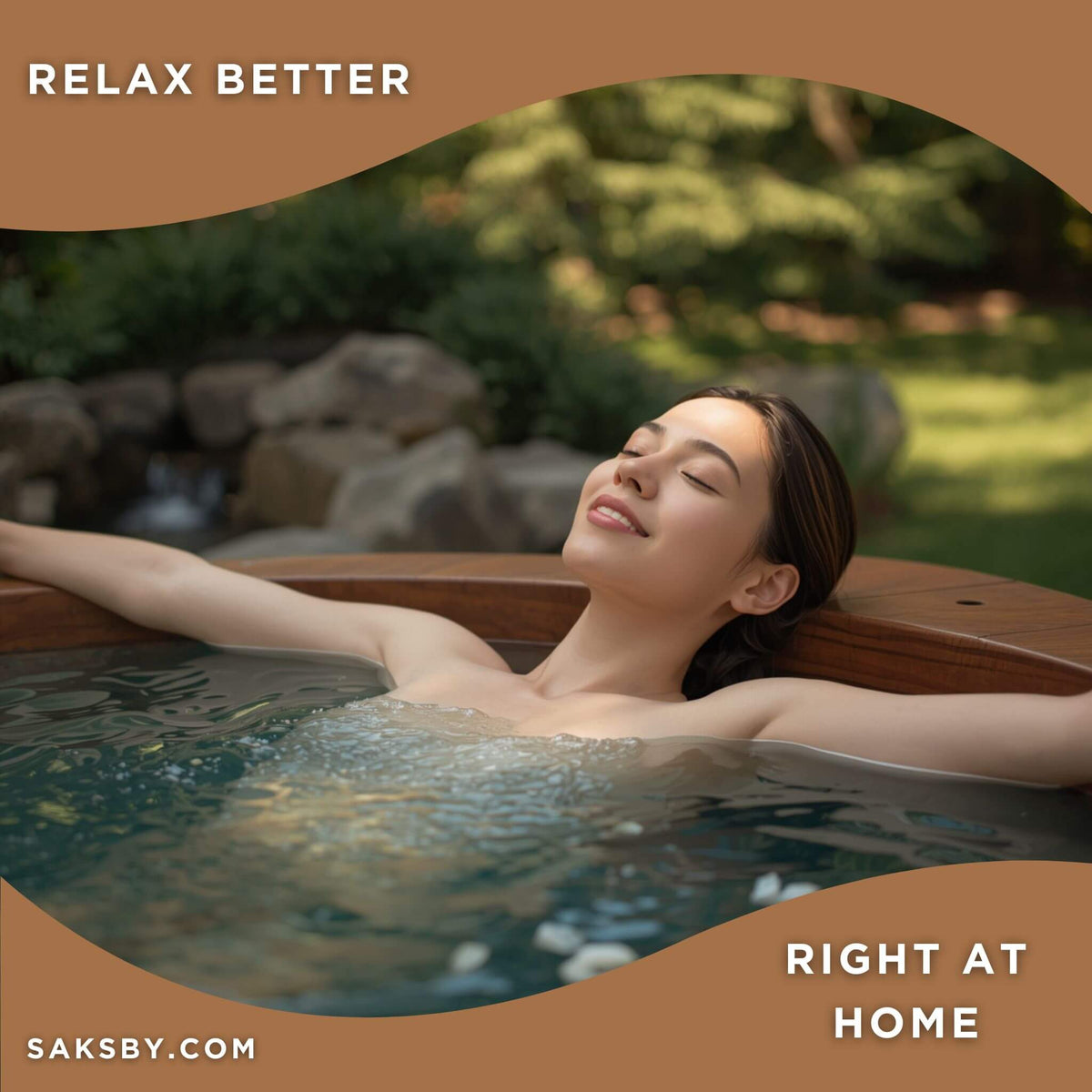 SaunaLife Model S2N/B Premium 2-Person Cold Plunge And Hot Immersion Tub [MODEL-S2N/B] (SAK18296)