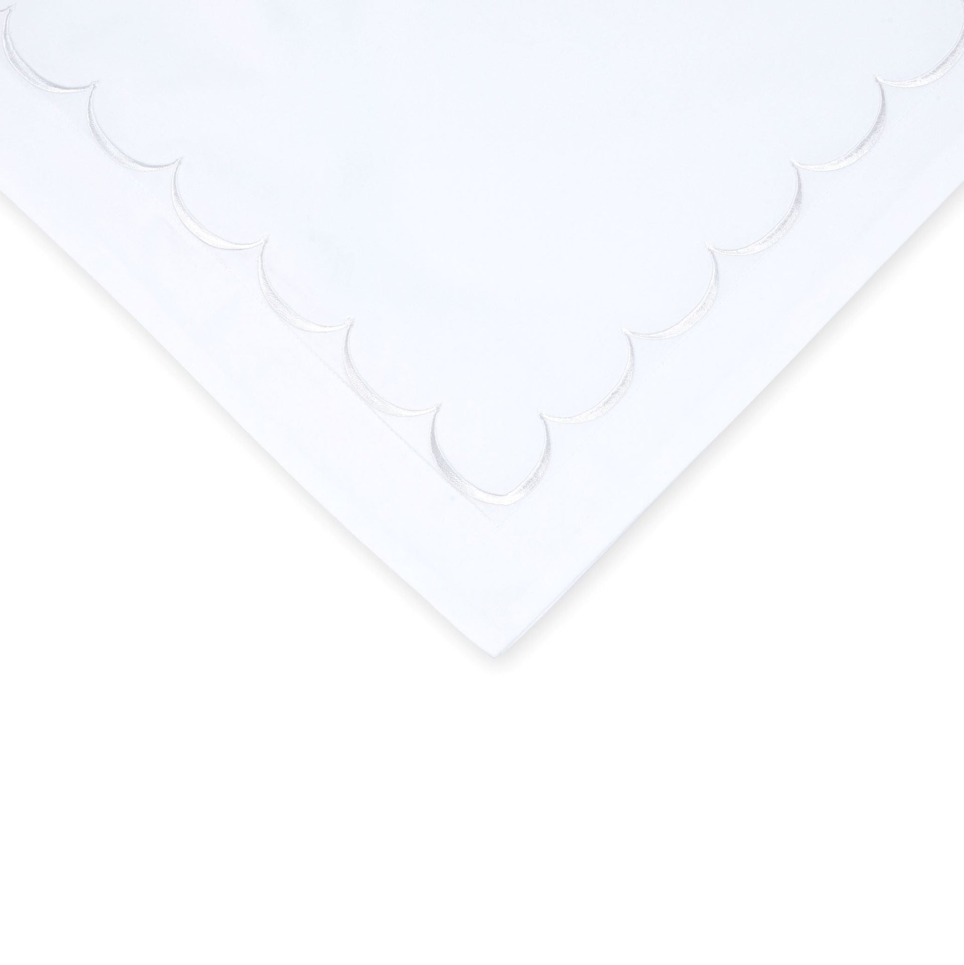 600 Thread Count Scallop Embroidered Duvet Set