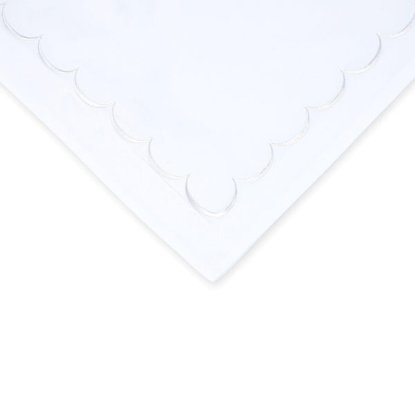 600 Thread Count Scallop Embroidered Duvet Set