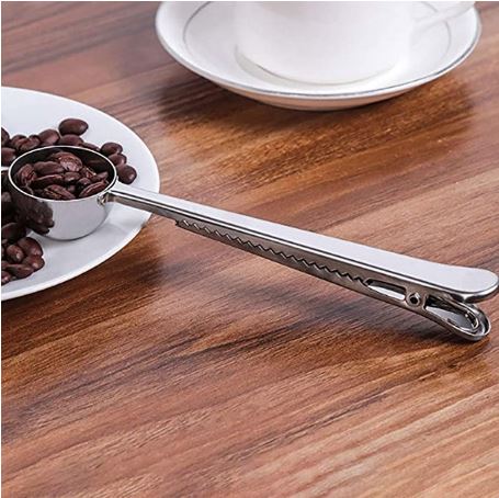 Plated Bag Clip with Scoop