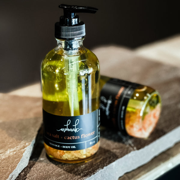Sea Salt + Cactus Flower Body Oil Mobaak Aromatherapy Shoppe