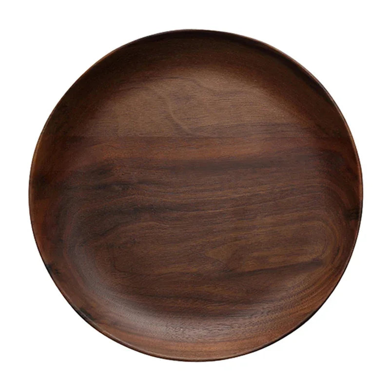Serving Plate - Wooden Black Walnut 15cm