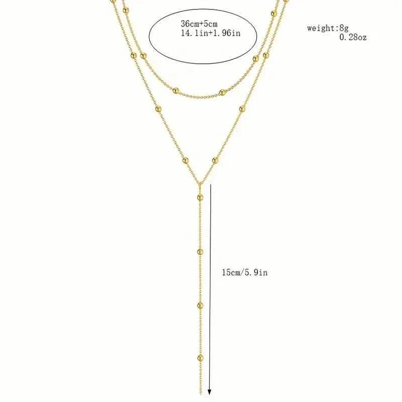Sexy Tribal Style Iron Chain with Dangling Tassel Pendant
