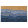 Shades of Sea - Blue Coir Doormat - 18" x 30" Thick