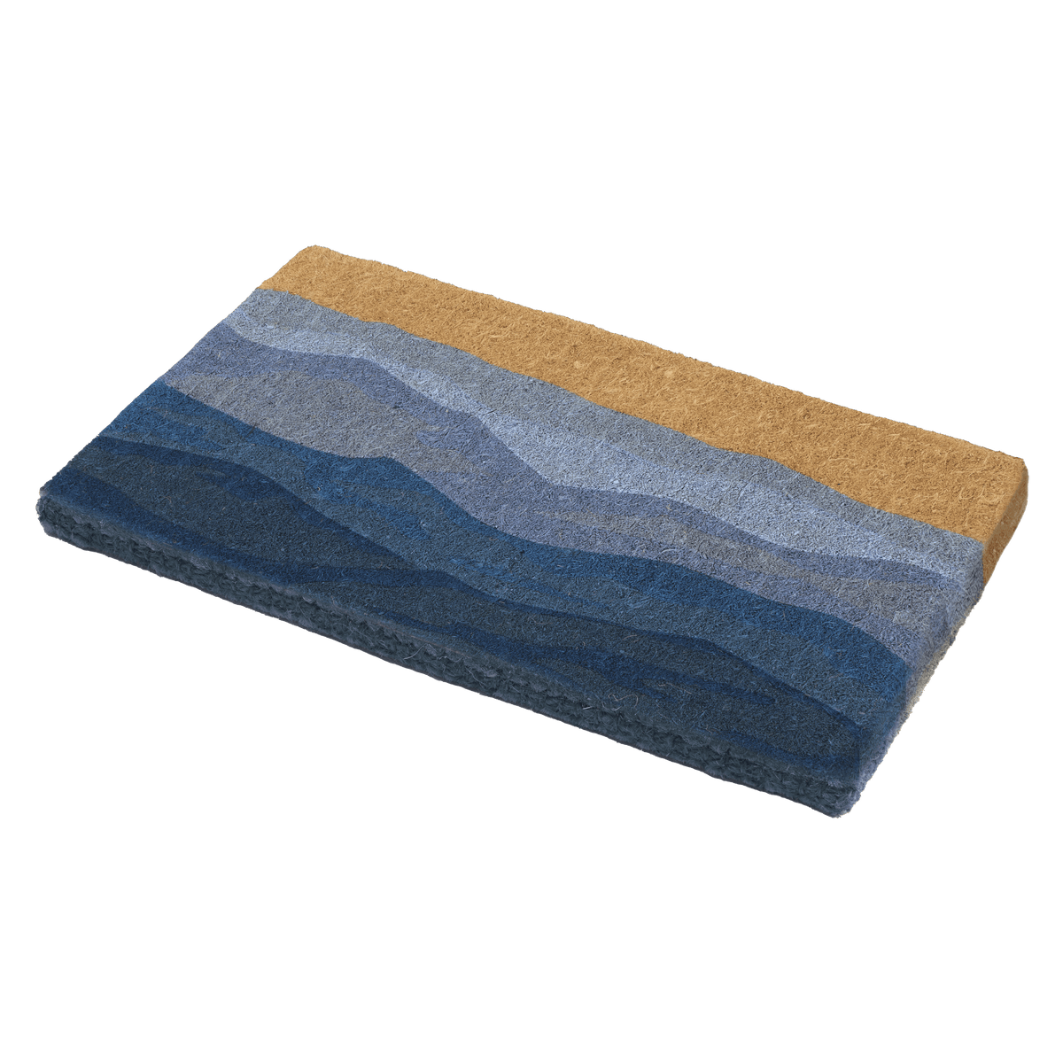 Shades of Sea - Blue Coir Doormat