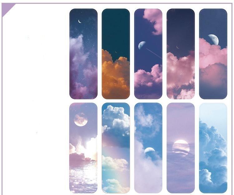 Sheets Scrapbooking Deco Craft Paper Bookmark For Teachers Students Classroom Rewards Supplies Page Markers Assorted Book Markers Durable Magnetic Page Clip For Students Teachers Reading